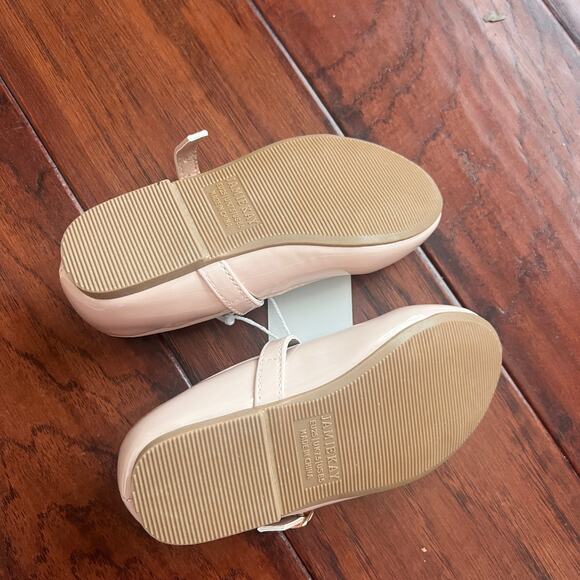 NIB Jamie Kay EU 25 (8.5/9T) Ballet Flat Patent Color Baby Soft Pink Coquette - Picture 4 of 10